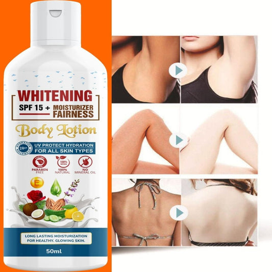 Beautiful Vitamin C Bleaching Body Cream Skin Whitening Moisturizing Body Lotion Skin Lightening Cream Pack Of 2